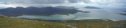 Losgaintir beach from Beinn Dhubh