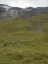 Approaching the black moraine