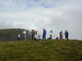 Resting on Firthybrig ridge