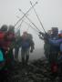 Ian arriving at Ben More summit