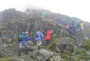The scramble up A'Chioch