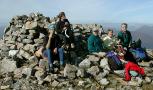 On the summit of Stob Coire a'Chearcaill