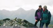 Andy and Gordon on Sgurr Mhich Bharraich on Friday
