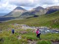 At the end of the day the sun comes out on the Red Cuillin!