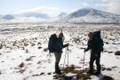 On the walk-in to Culra .. from the left, Ben Alder, Sgor Iutharn and Carn Dearg