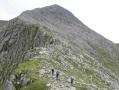 Approaching the summit
