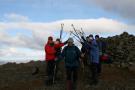 Arriving at the summit